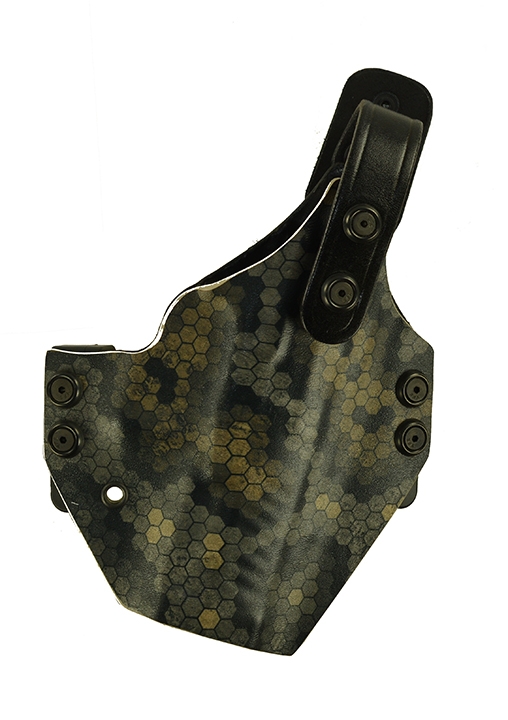Iron Horse for a Walther PPQ, r/h, Spectra Kydex Front, Carbon Fiber Kydex Back, Black Leather Lining Iron Horse for a Walther PPQ, r/h, Spectra Kydex Front, Carbon Fiber Kydex Back, Black Leather Lining