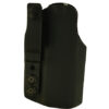 Instinct Medium for a Sig 320 C 3.9", Rear RMR site, r/h, Black Kydex, Straight Drop, Webbing Belt Strap