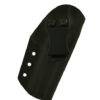 Direct Hit for a Browning 380 Black Label No Rail, r/h, Black Kydex, Tan Leather Lined, Cant, Clip