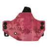 Fusion for a S&W M&P Shield 9,40 3.1", r/h, Pink Camo Front, Black Back, Black Leather Lined, Straight Drop