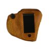 Bare Necessity for a Ruger LC9 w/ Crimson Trace Laser, r/h, Cowhide, Natural, Clip