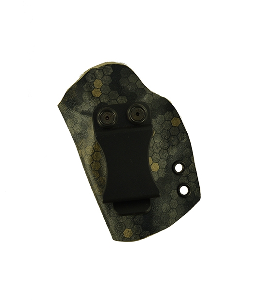 Direct Hit for a Kimber Micro 9, l/h, Hybrid, Spectra Kydex, Black Leather Lining, Clip, Canted Direct Hit for a Kimber Micro 9, l/h, Hybrid, Spectra Kydex, Black Leather Lining, Clip, Canted