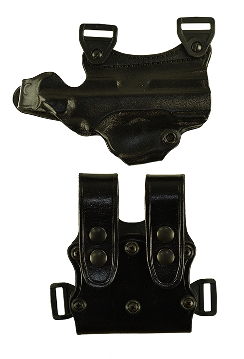 Under Taker for a CZ P09, r/h, Cowhide, Black, Lined