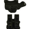 Under Taker for a Springfield XD 4", r/h, Cowhide, Black, Lined
