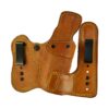 Double Jeopardy for a Glock 17,22,31, r/h, Cowhide, Natural, Clips