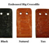 Embossed Strap for Kydex