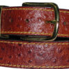 Embossed Rock Steady Belt Ostrich