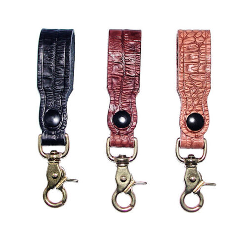 Embossed Alligator Key Chain