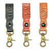 Embossed Crocodile Keychain