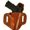 Custom Browning, with Buckmark logo, lined cowhide Slide Guard for 1911-380 or 1911-22 no rail
