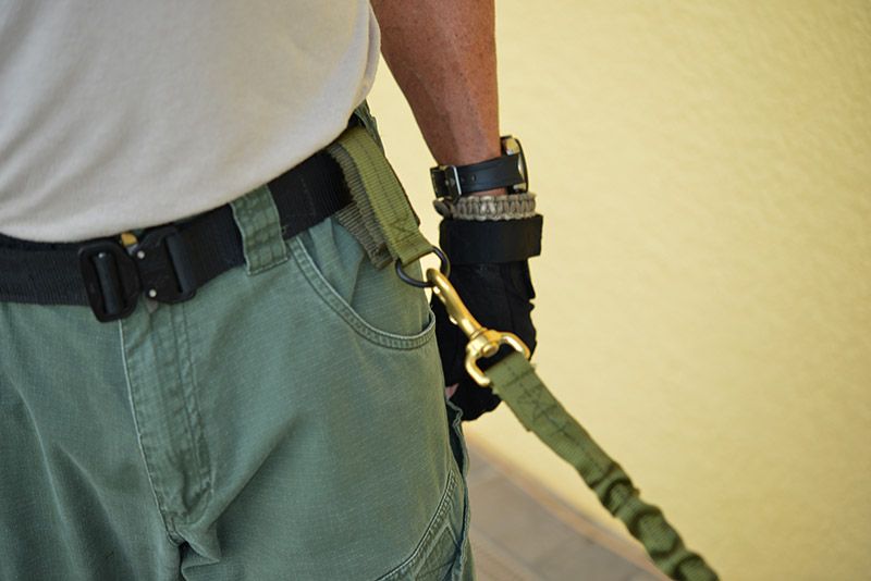 K9 Tactical Lanyard with Quick Release belt mount K9 Tactical Lanyard