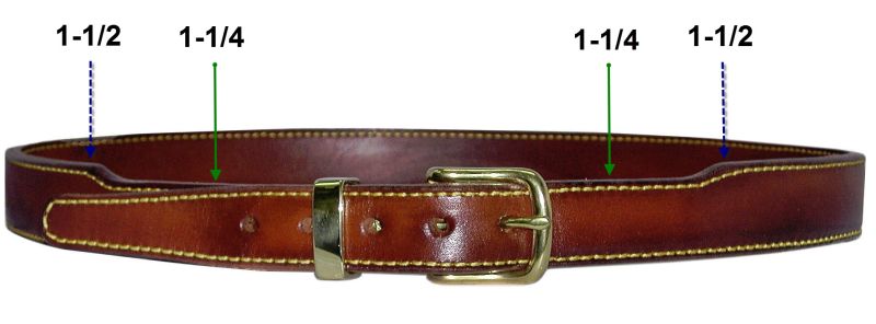 1-1/2" Tapers To 1-1/4" Rock Steady Belt