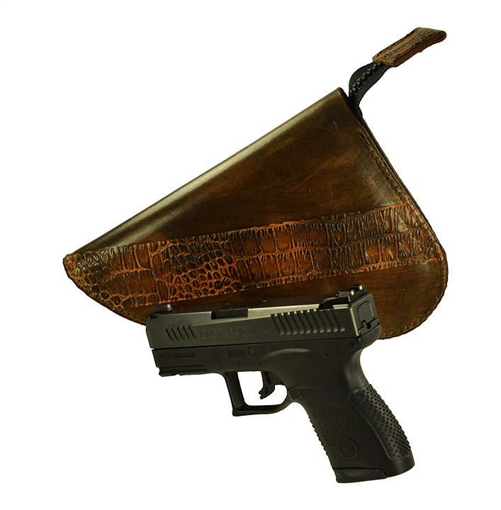 NEW!  Leather handgun case