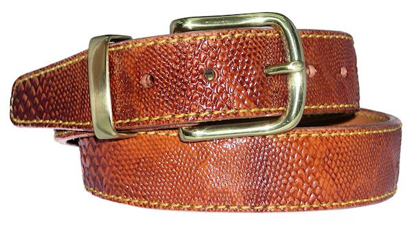 Embossed Rock Steady Belt Python Embossed Rock Steady Belt Python